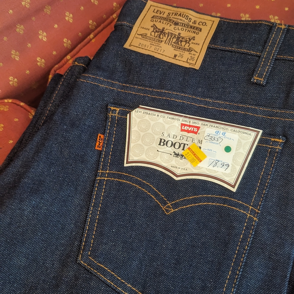 Levi's Men's Dark Blue Bootcut Jeans